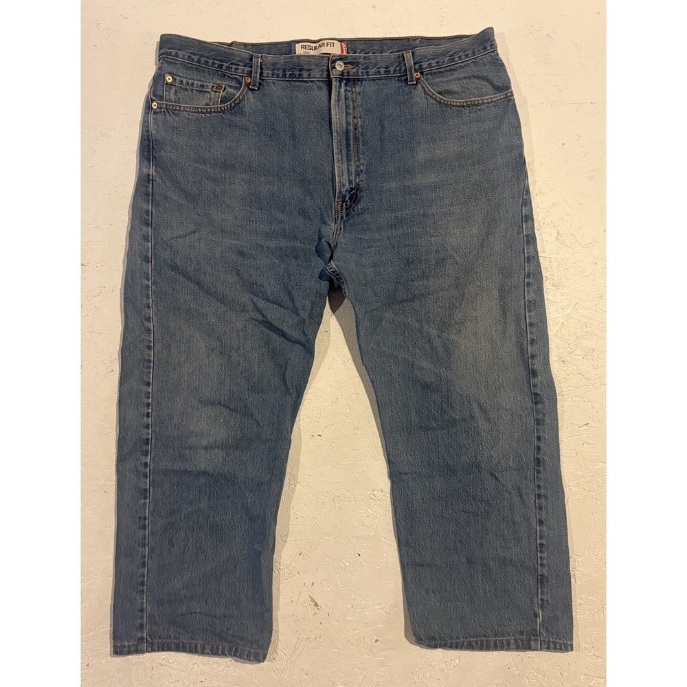 Vintage Levi's 505 Regular Fit Straight Leg Jeans Pants Mens 44 Medium Wash